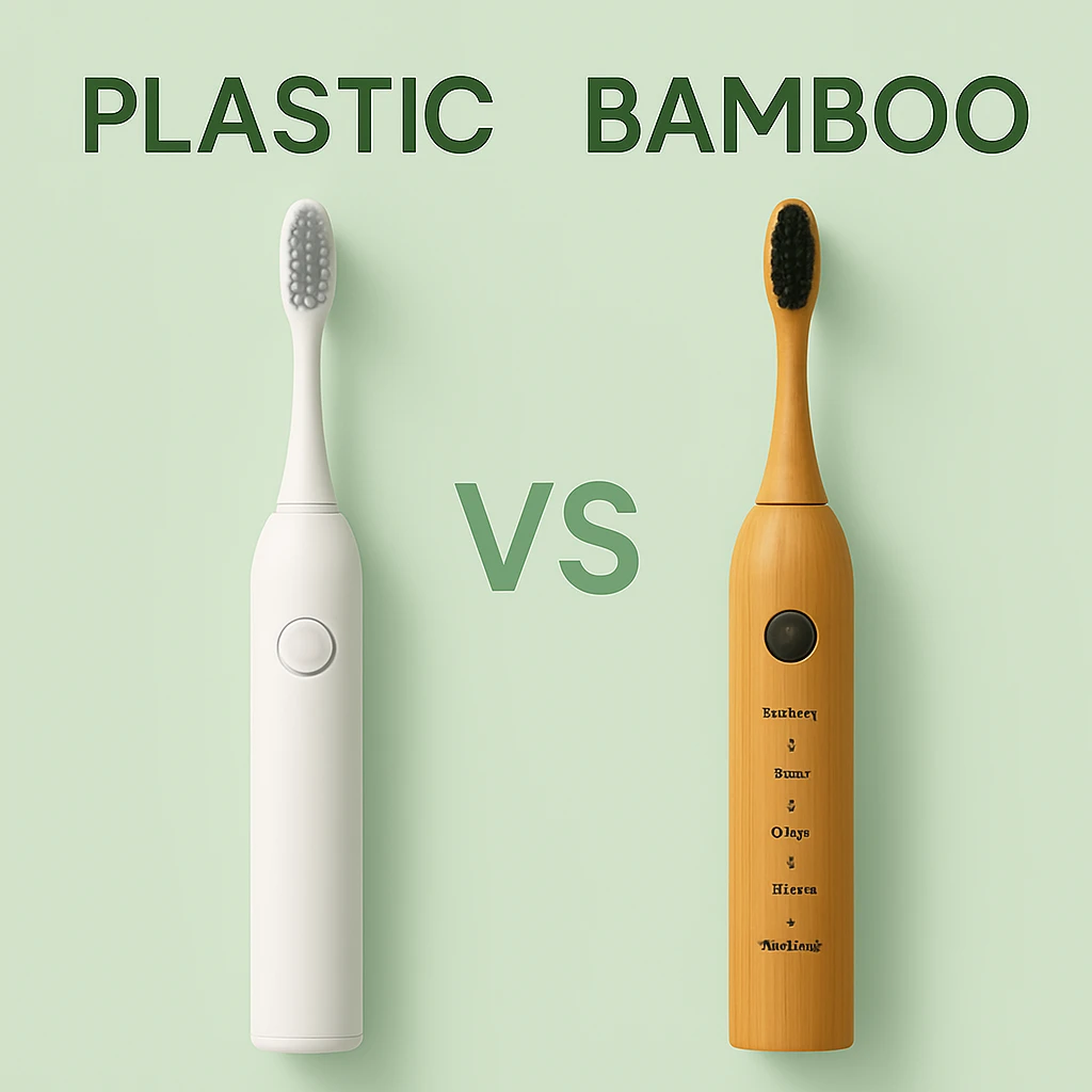 Plastic vs Bamboo Toothbrush Comparison